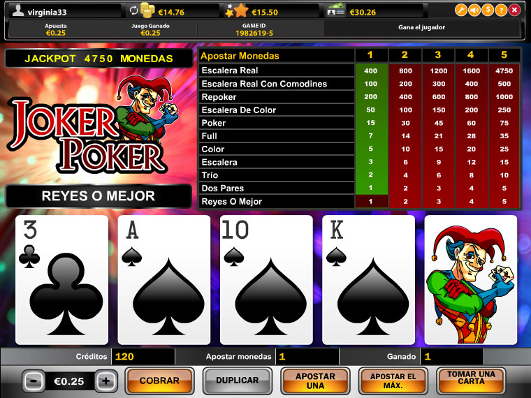 Joker Poker Móvil